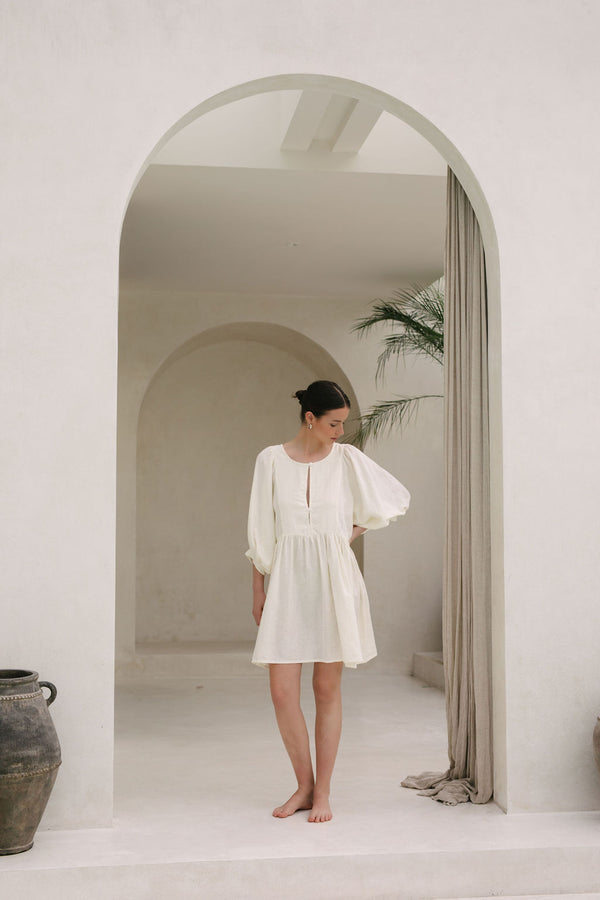 MAYA MINI DRESS | Linen Cotton